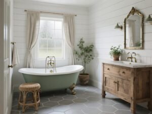 Scandinavian Farmhouse Bathroom