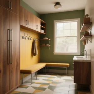 Mid-Century Modern Mudroom Ideas