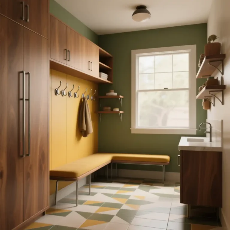 Mid-Century Modern Mudroom Ideas