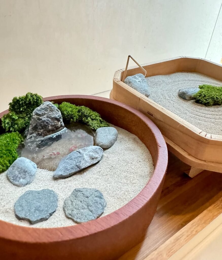 Tranquility in a Tray for Japanese Zen Gardens