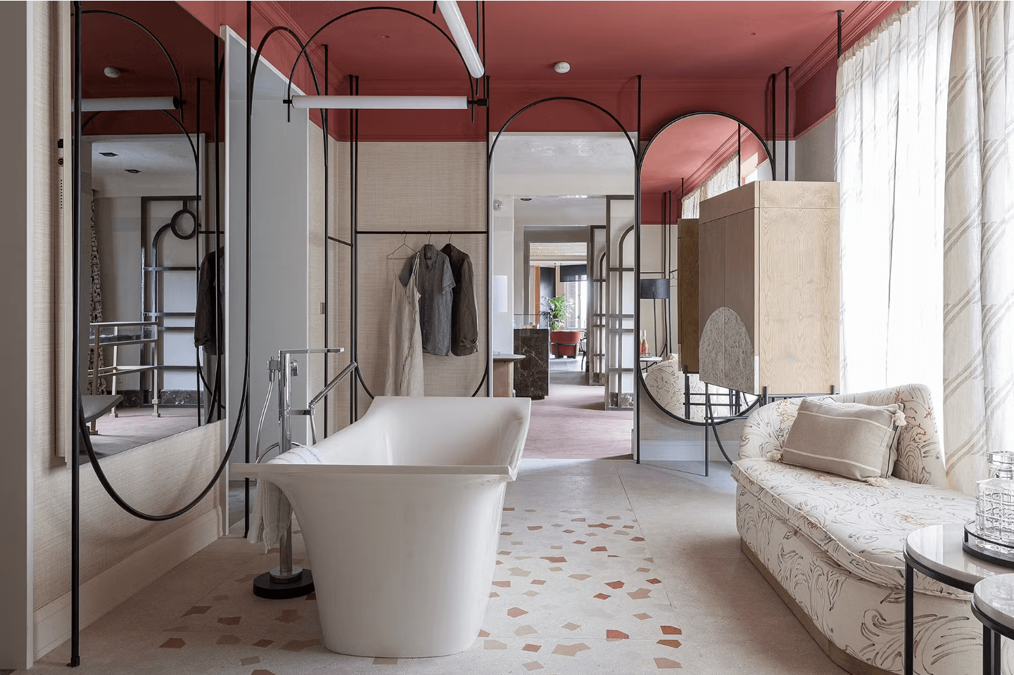 Paris style bathroom makeover