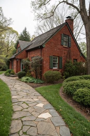 Red Brick Exterior with Architectural Details for Character