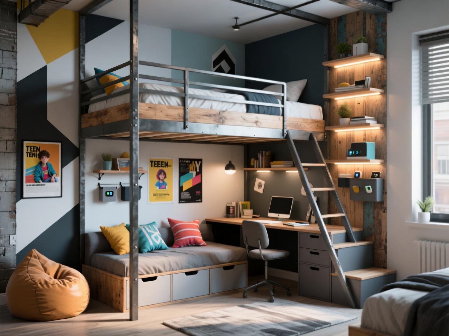 Multifunctional Trendy Loft Bed Ideas