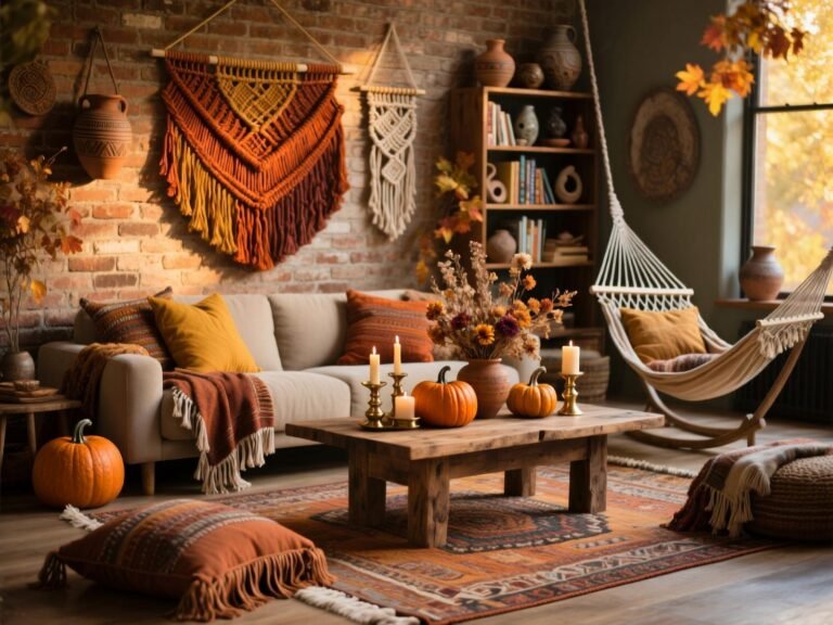 Boho Fall Decor