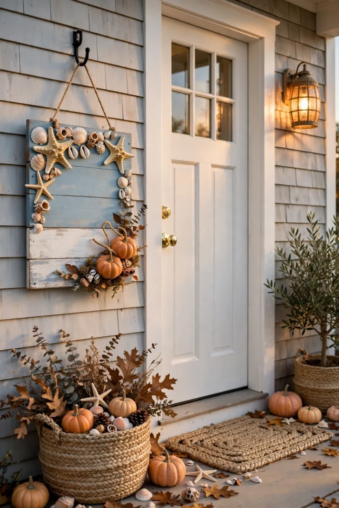 coastal fall entryway