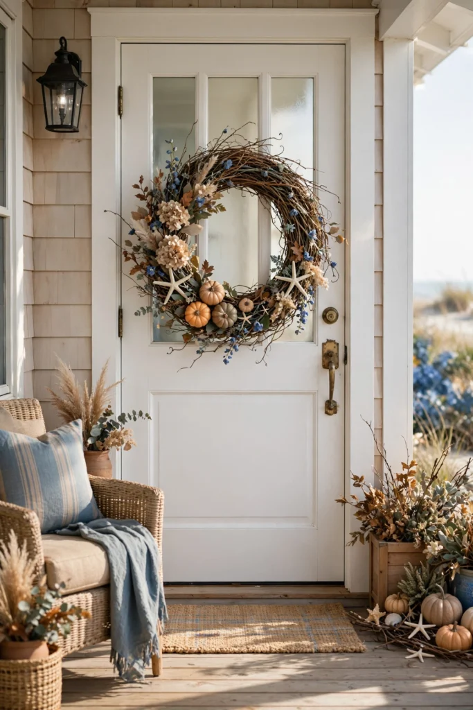 coastal fall porch