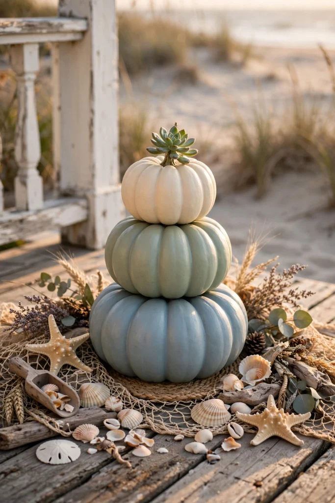 coastal pumpkin porch