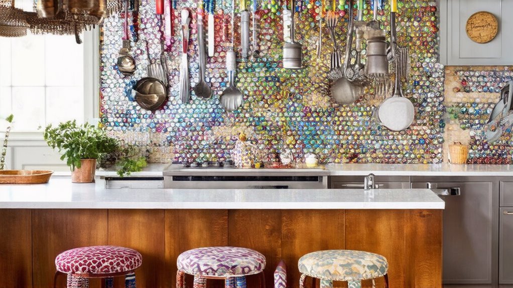 using unexpected materials in your kitchen