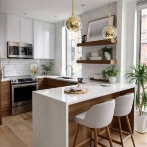 Small Kitchen with Peninsula Ideas