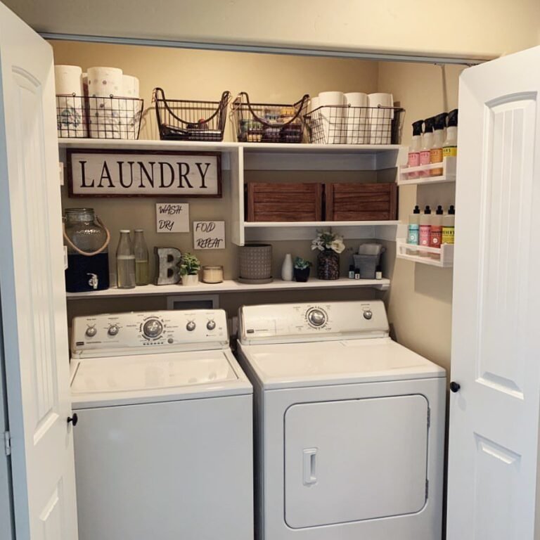 Small Laundry Room Organization That Will Change Your LifeSpace-Saving Tips for Small Laundry Room Organization