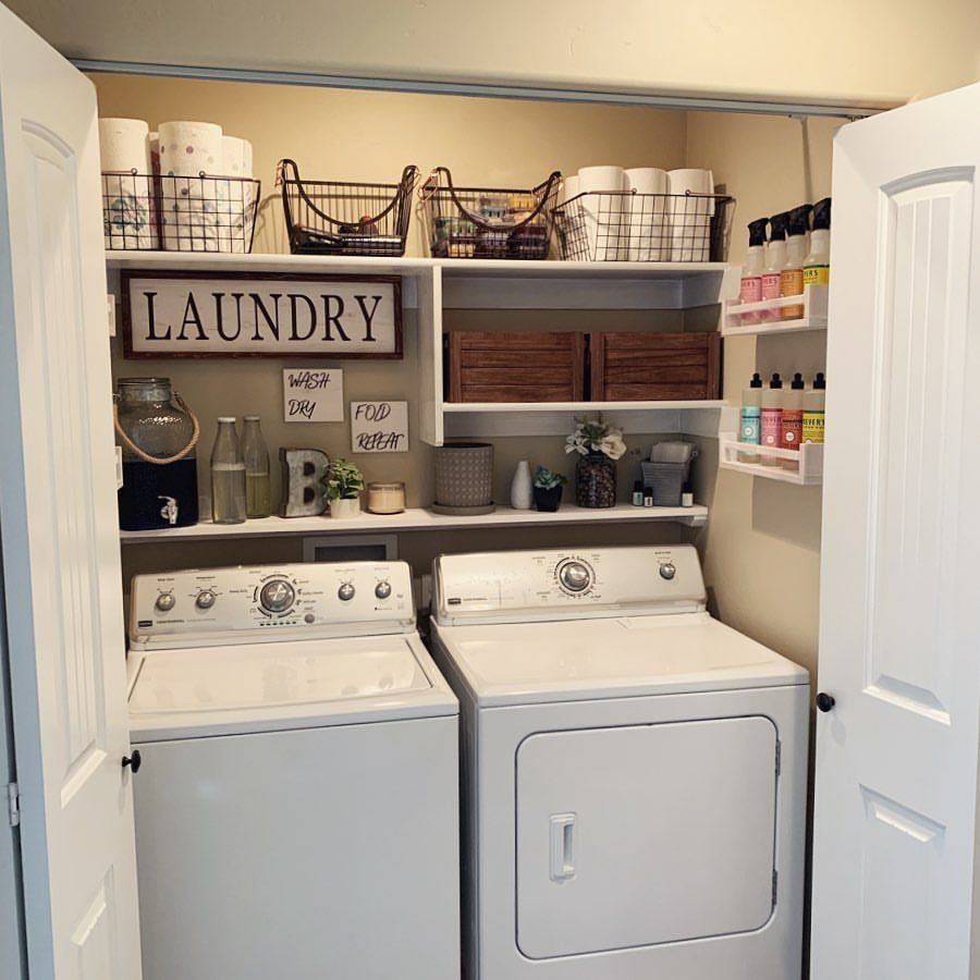 Small Laundry Room Organization That Will Change Your LifeSpace-Saving Tips for Small Laundry Room Organization