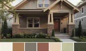 Craftsman-Style Home Exterior Colors