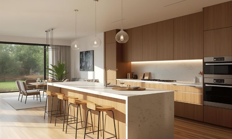 contemporary kitchen island