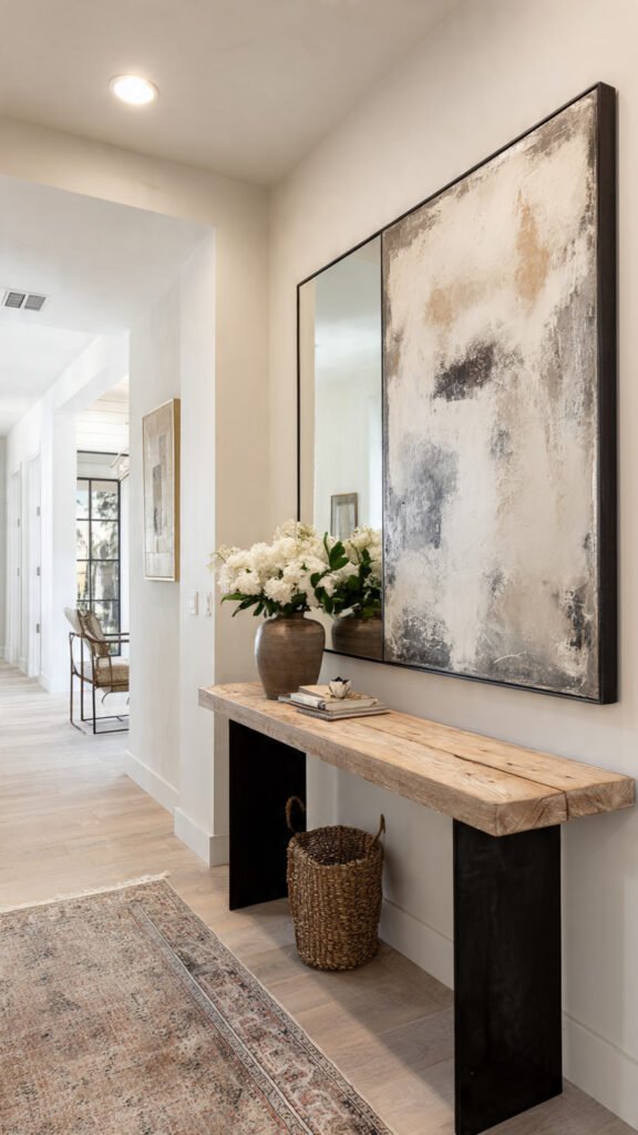 mirror placement techniques for tight entryways