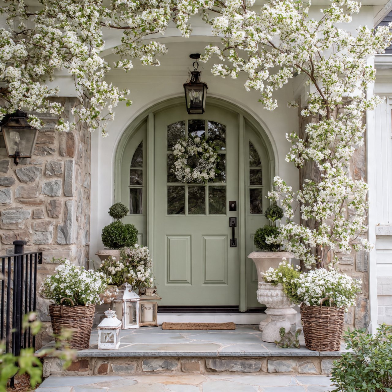 11 front door spring decor ideas that create stunn