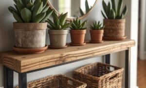 entryway shelf decor ideas