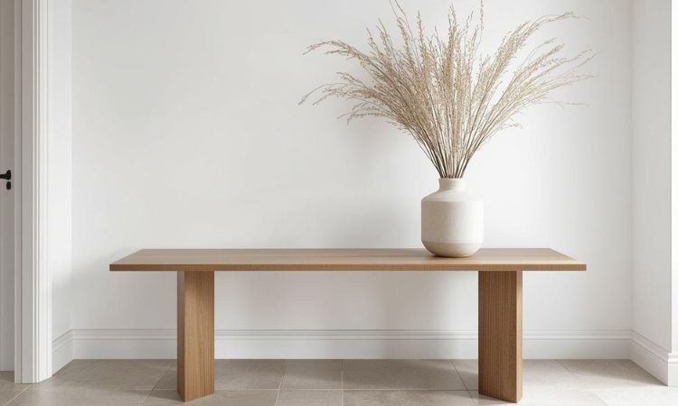 minimalist entryway table decor ideas