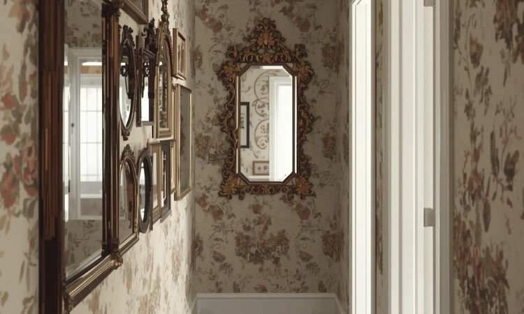 narrow hallway mirror ideas