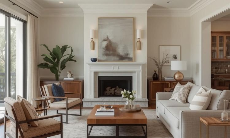 Lounge area in living room