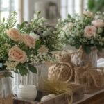 Rustic spring decor