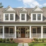 Light Grey Farmhouse Exterior Ideas