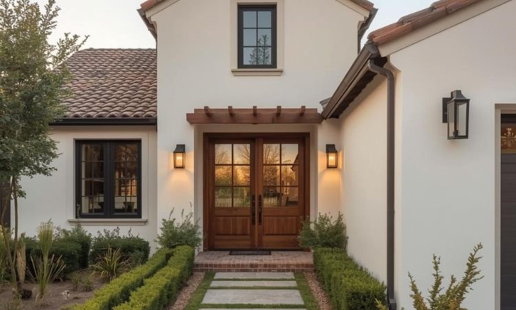 mediterranean farmhouse exterior