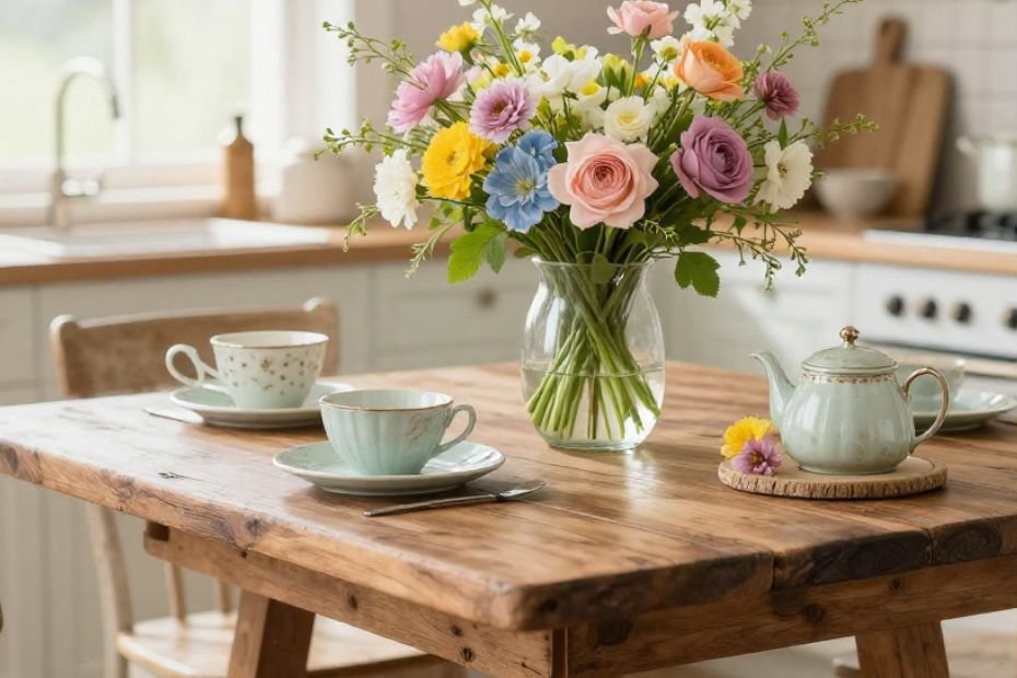 Farmhouse spring decor