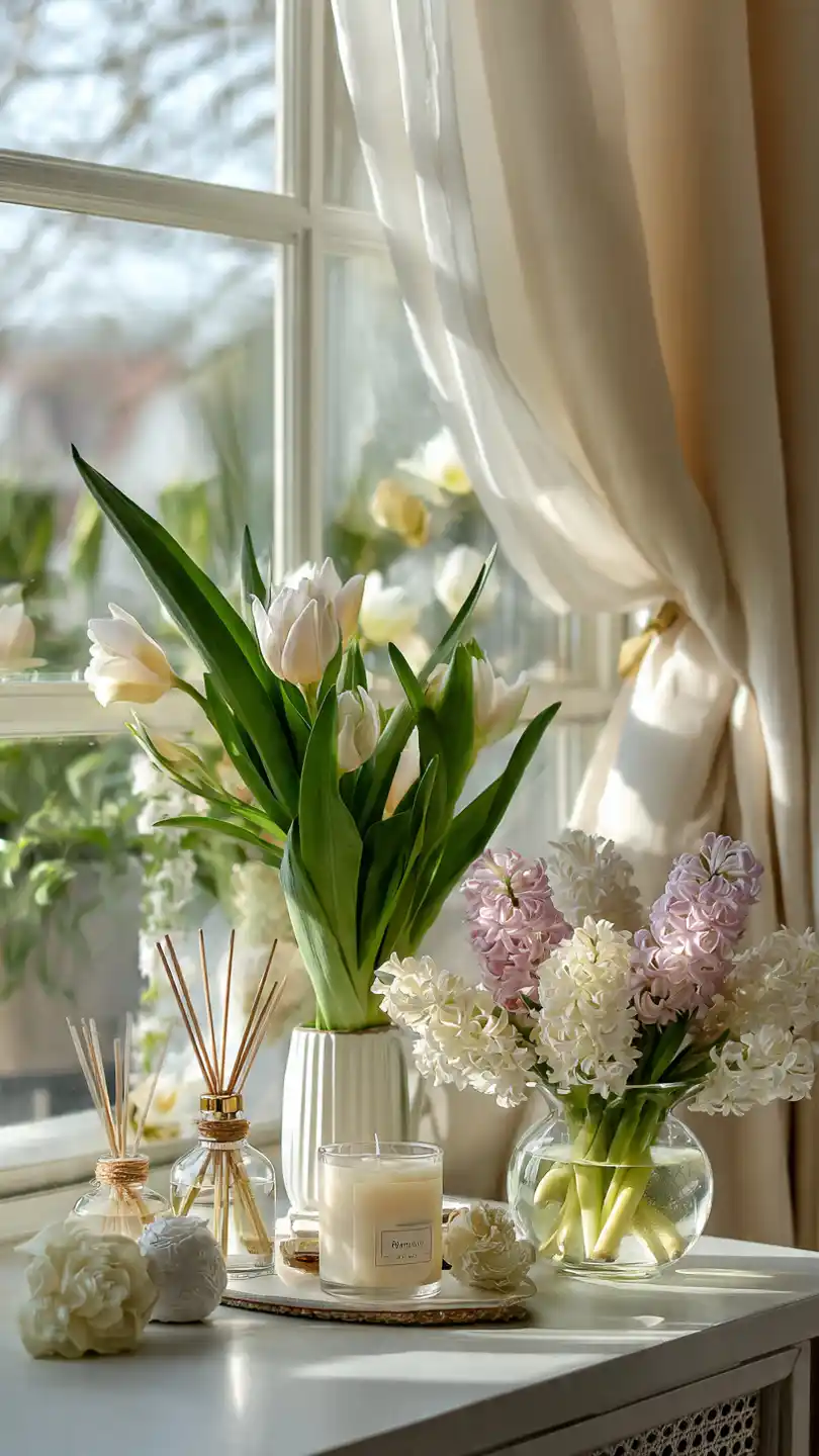Indoor Spring House Decorations with Fresh Spring Scent Addition