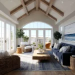 Coastal Farmhouse Living Room