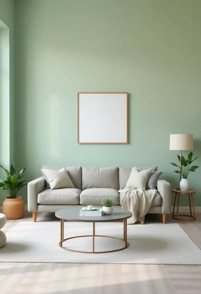 Soft Seafoam Green Calm 1