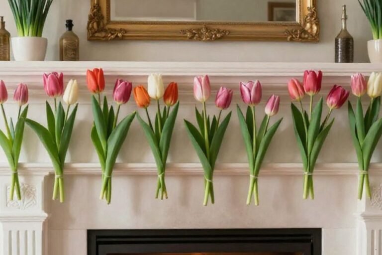 Spring mantle decorating ideas