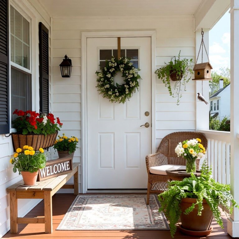 13 Welcoming Spring Porch Decorating Ideas That Transform Outdoor Spaces