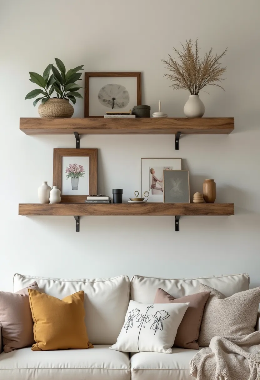 Rustic Wood Shelves