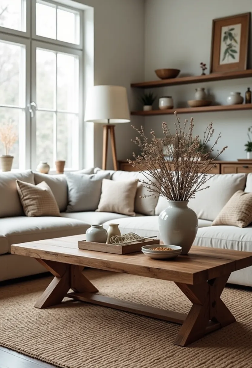 Rustic Wood Coffee Table