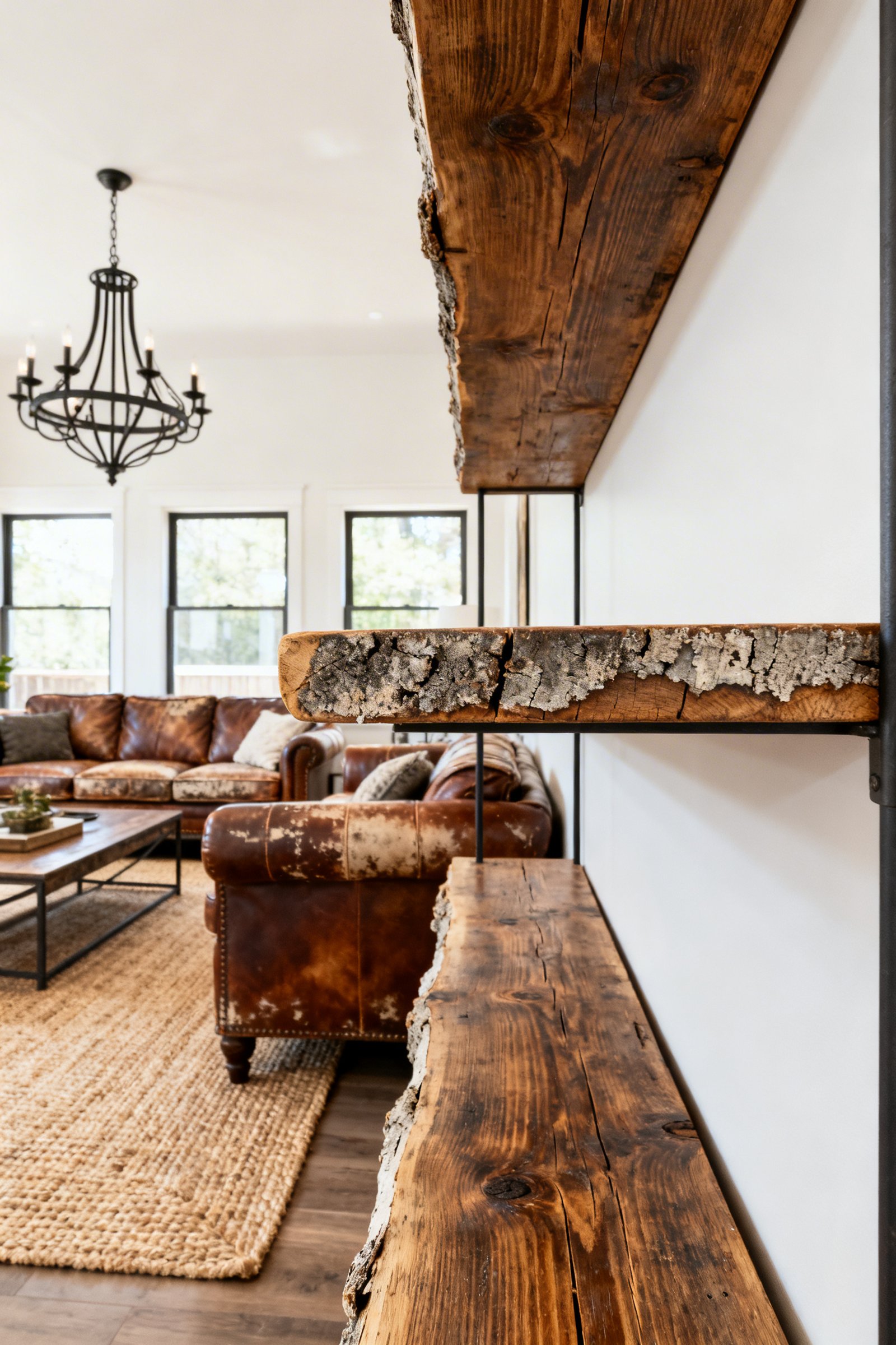 Reclaimed Wood Shelves