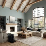 Modern Farmhouse Living Room Fireplaces Ideas