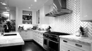 black and white kitchen backsplash ideas