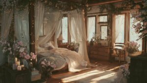 dreamy romantic cottage bedroom cozy rustic charm