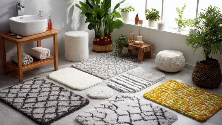 21 Cozy Small Bathroom Rug Ideas for a Soft a Finishing Touch