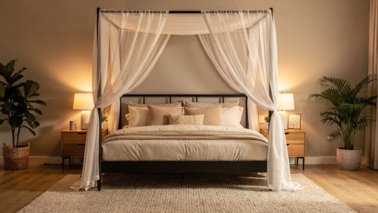 Elegant Black Canopy Bedroom Ideas for a Dramatic Retreat