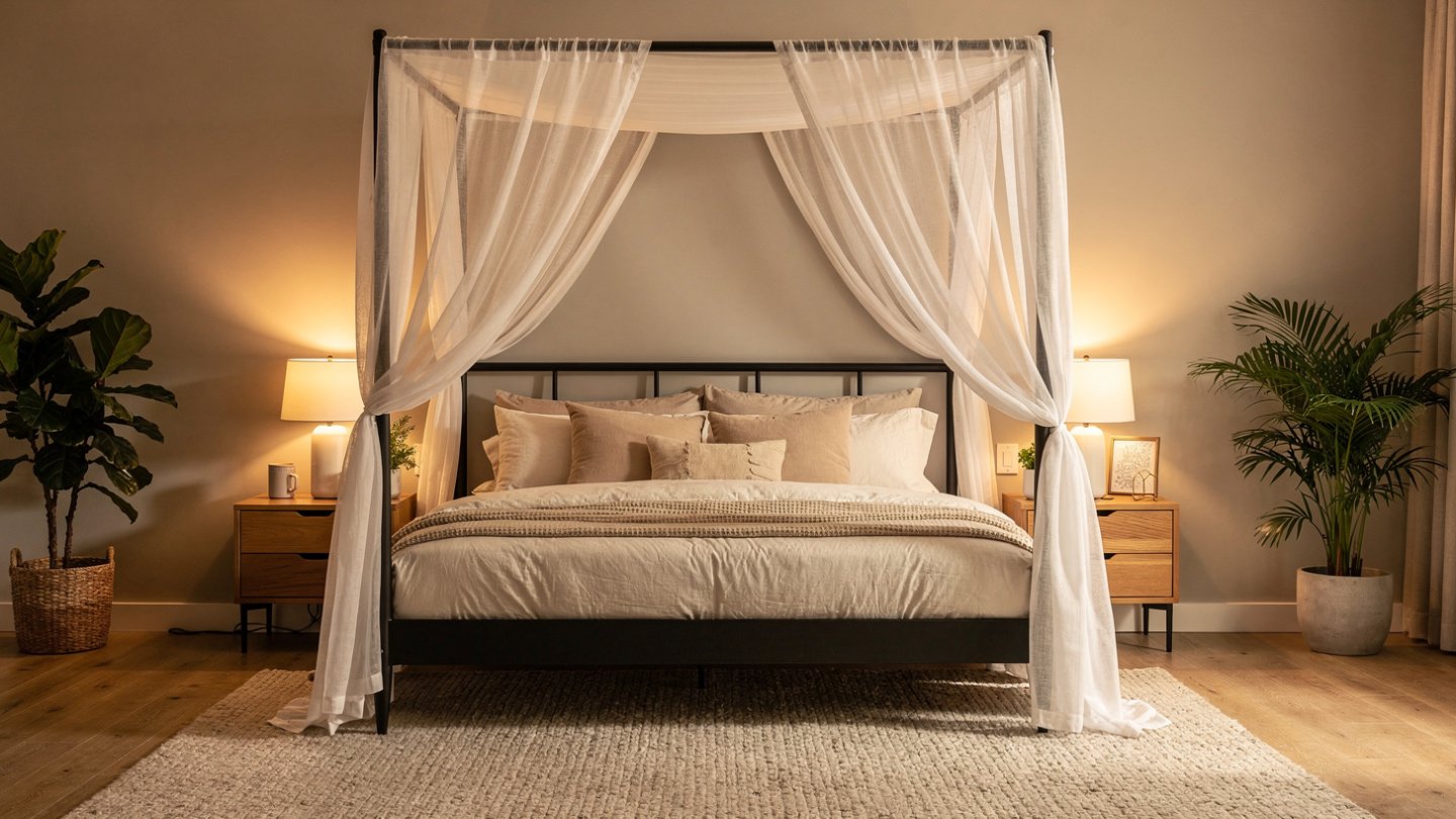 Black Canopy Bedroom Ideas