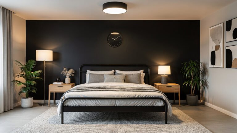 Bold Black Wall Bedroom Ideas for a Dramatic and Stylish Space