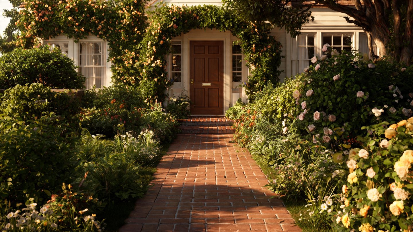 Brick Walkways To Front Door