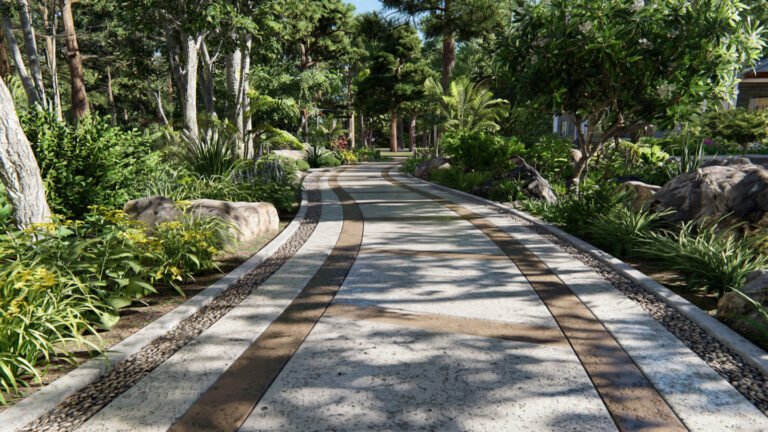 Modern Concrete Walkway Ideas for a Stylish Outdoor Pathway
