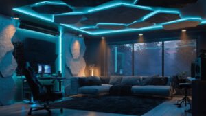 Gaming Room False Ceiling Design Ideas