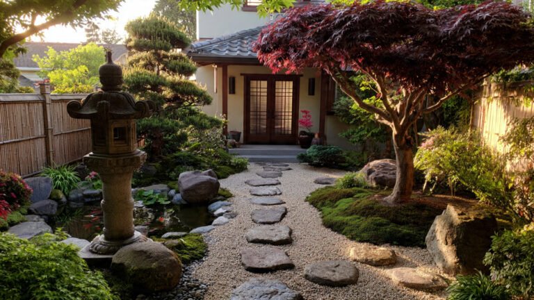 Serene Japanese Front Garden Ideas for an Elegant Entryway