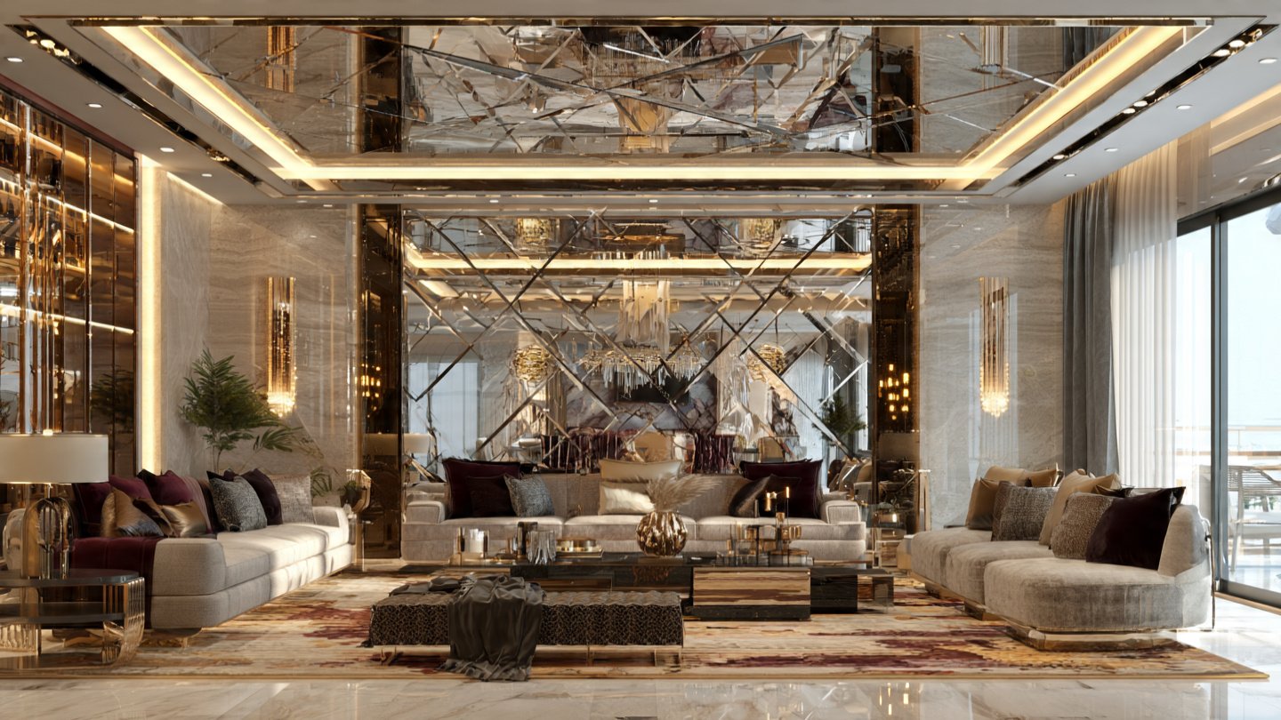 Mirror False Ceiling Design