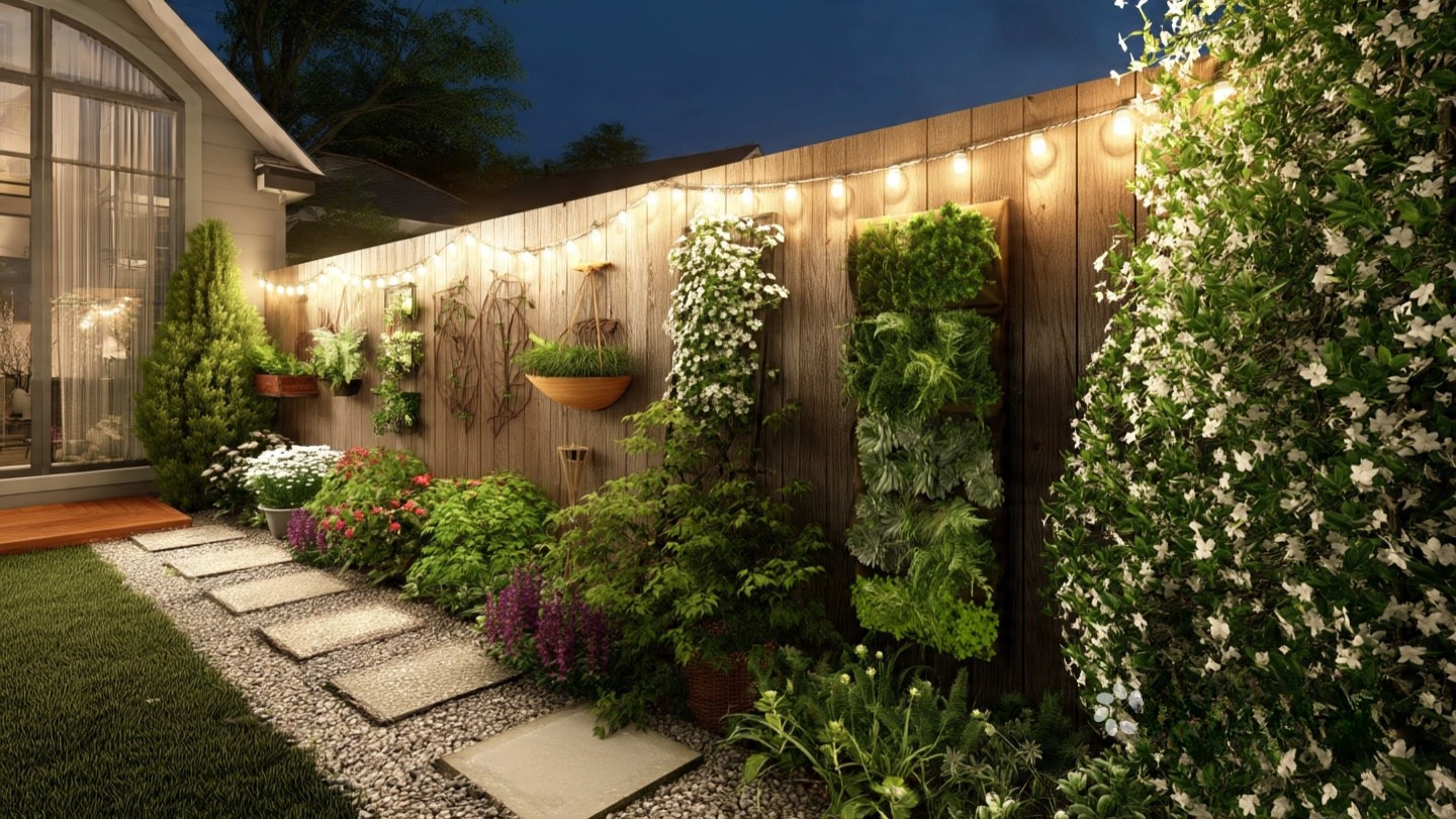 Privacy Fence Decorating Ideas