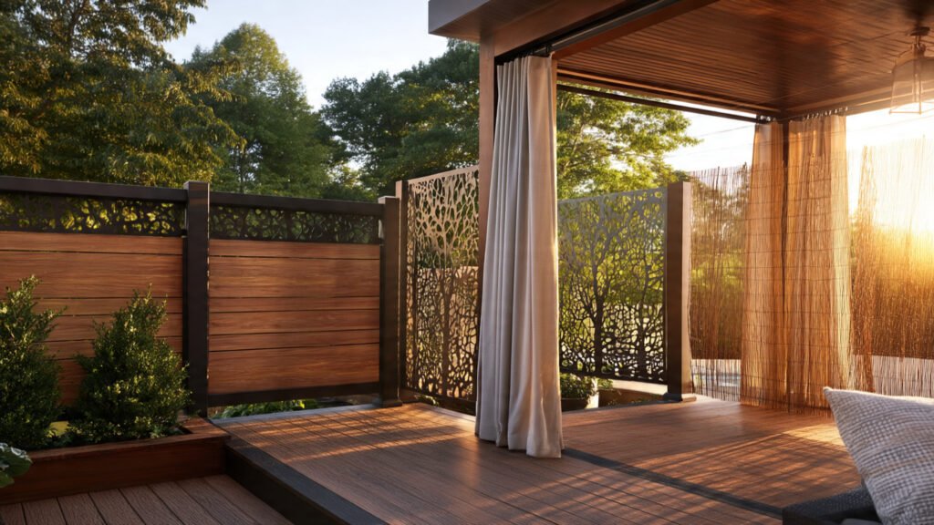 Stylish Privacy Fence Ideas On Deck For A Cozy Outdoor Retreat