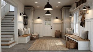 Stylish Mudroom Lighting Ideas for a Bright and Welcoming Entry Space